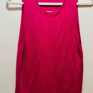 LOFT Pink Tank Top Sleeveless Classic Design